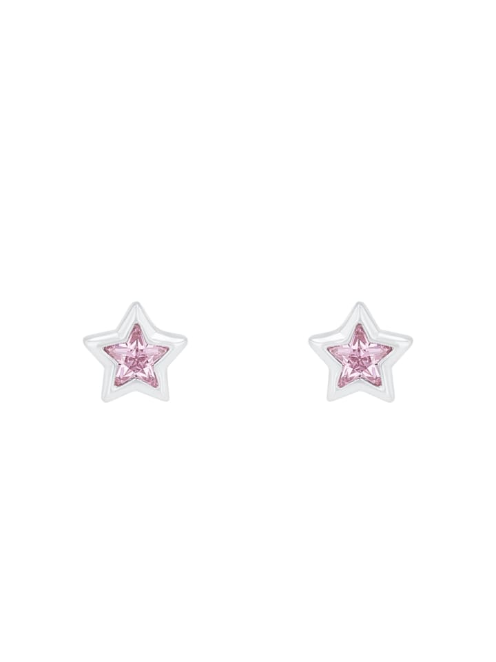 Prinzessin Lillifee Ohrstecker Silber 925, rhodiniert in Rosa günstig kaufen onesize