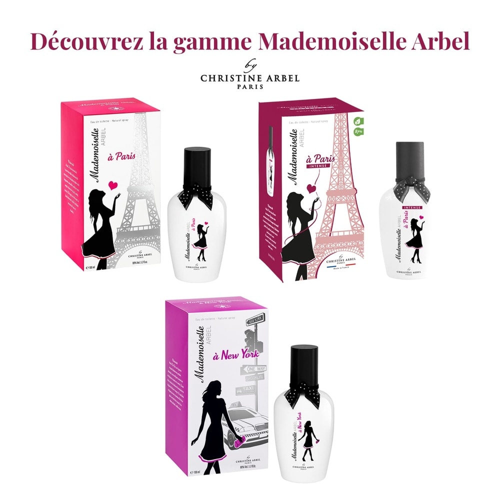 christine arbel Mademoiselle ARBEL à Paris INTENSE Eau de Toilette
