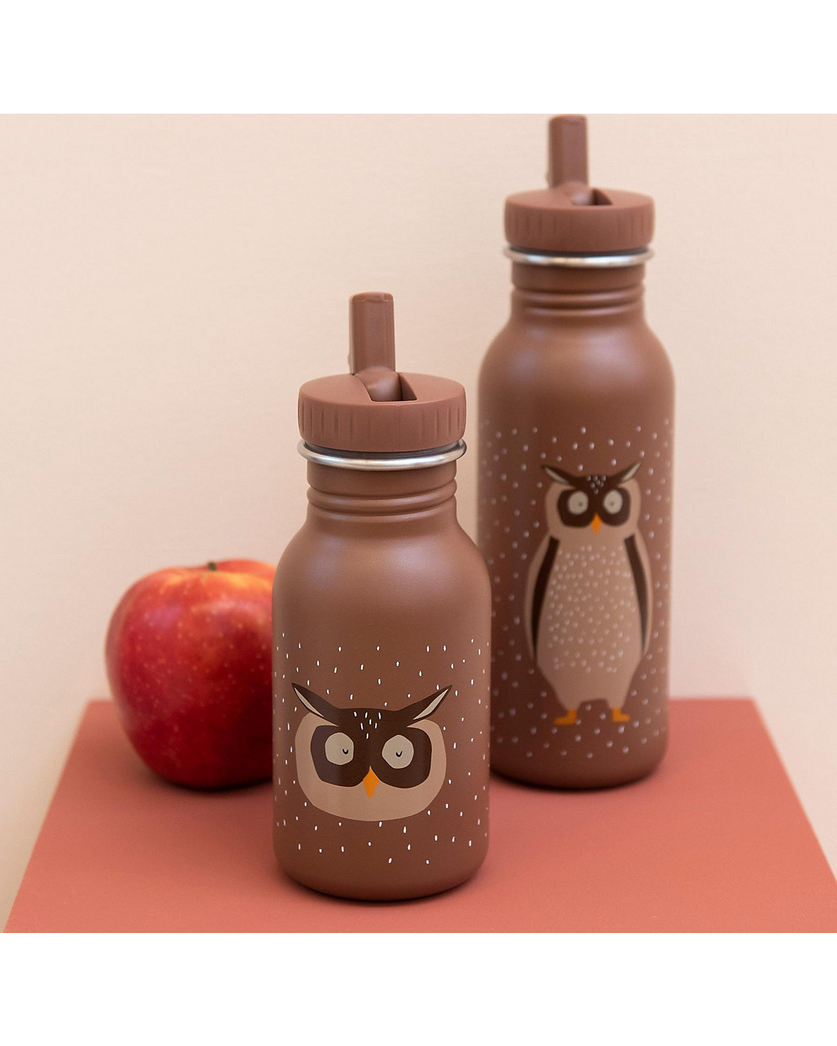Edelstahl Trinkflasche Mr. Owl, 350 ml