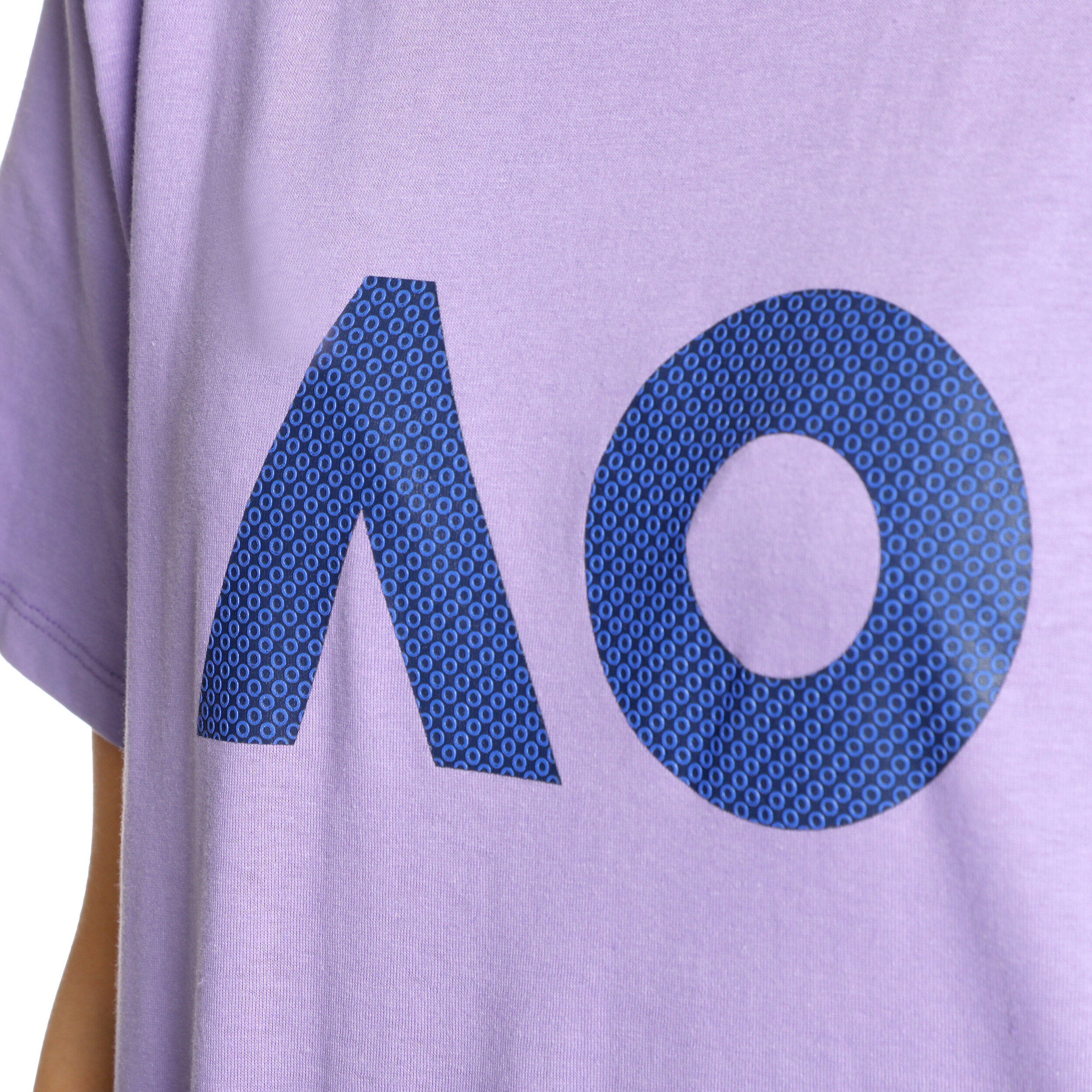 AO Stack Print Core Logo T-Shirt Damen - Lila