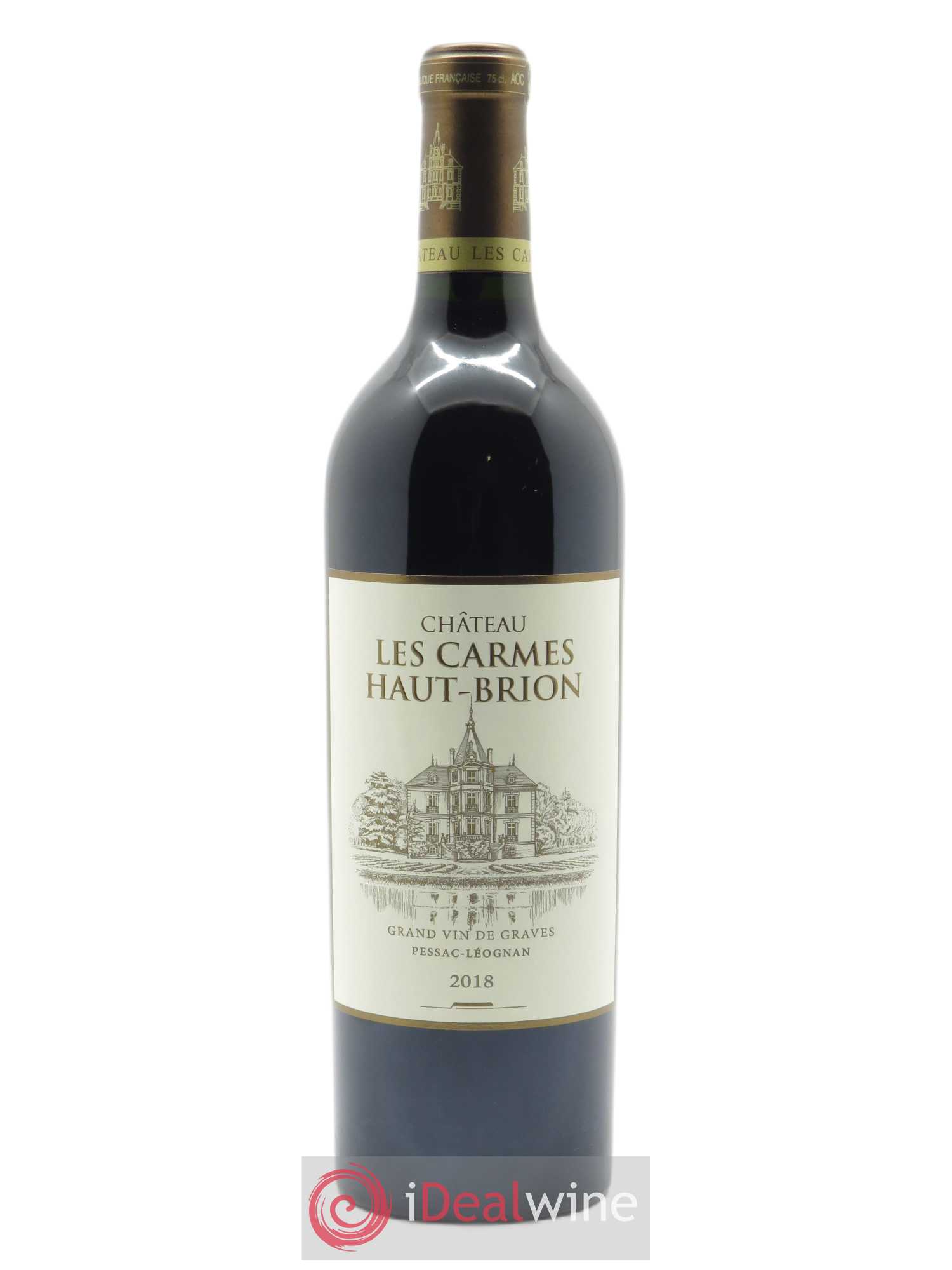Château Les Carmes Haut-Brion (CBO à partir de 3 bts) 2018 - Lot de 1 Bouteille