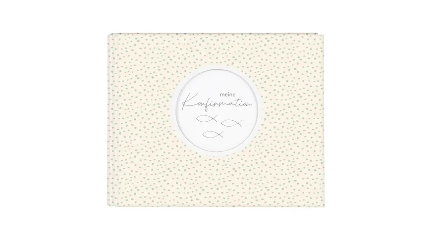 goldbuch Fotobuch mit verdeckter Spirale Circulus creme 24,5x19,5 cm mit 50 weiße Seiten
