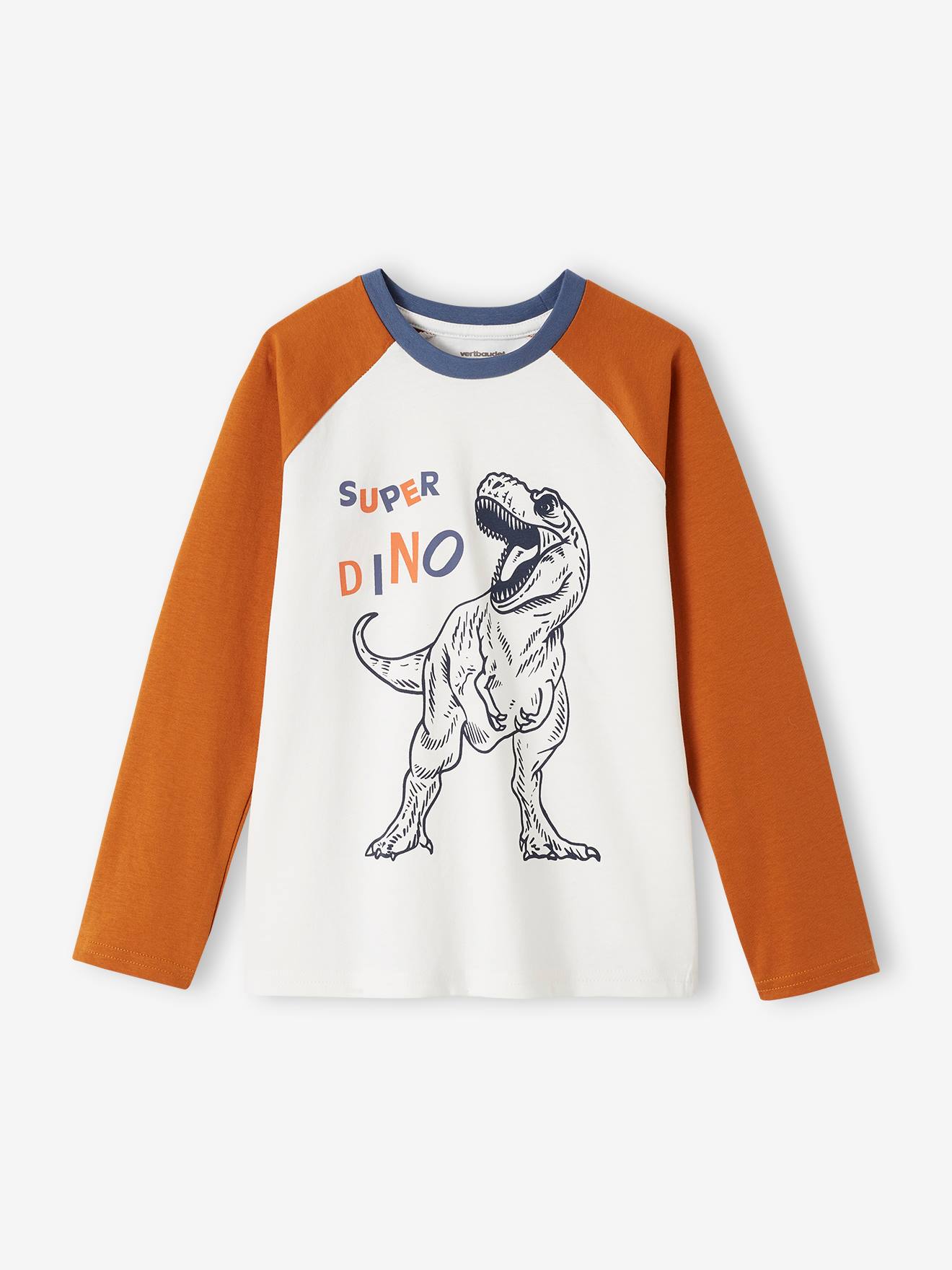 Vertbaudet 2er-Pack Jungen Schlafanzüge, Dinos - indigo-blau