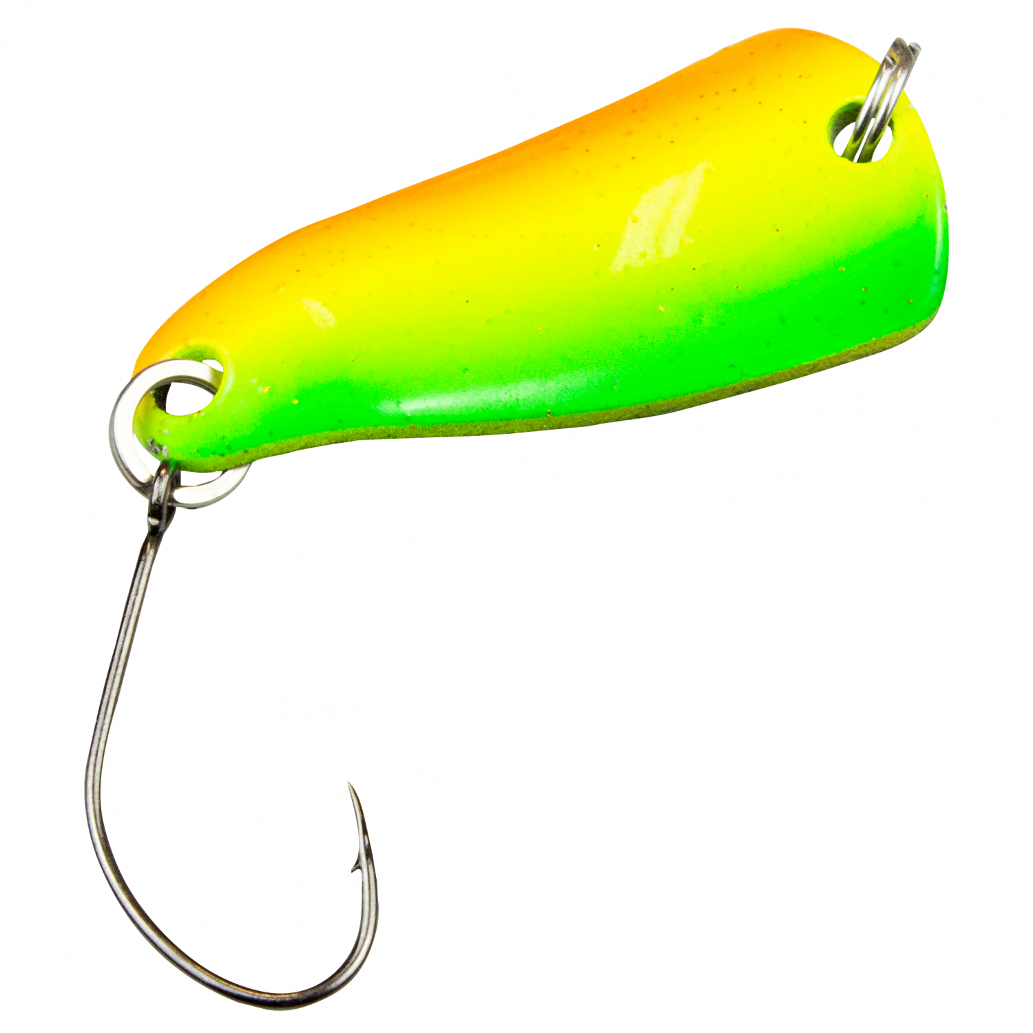 FTM Trout Spoon Rumba (Yellow/Green, Black UV)