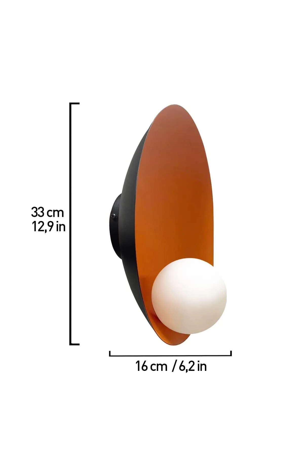 Bamyum  Wandleuchte Innen aus Metall, Wandlampe Wandleuchten/Kondensatoren Hängelampe Pendelleuchte