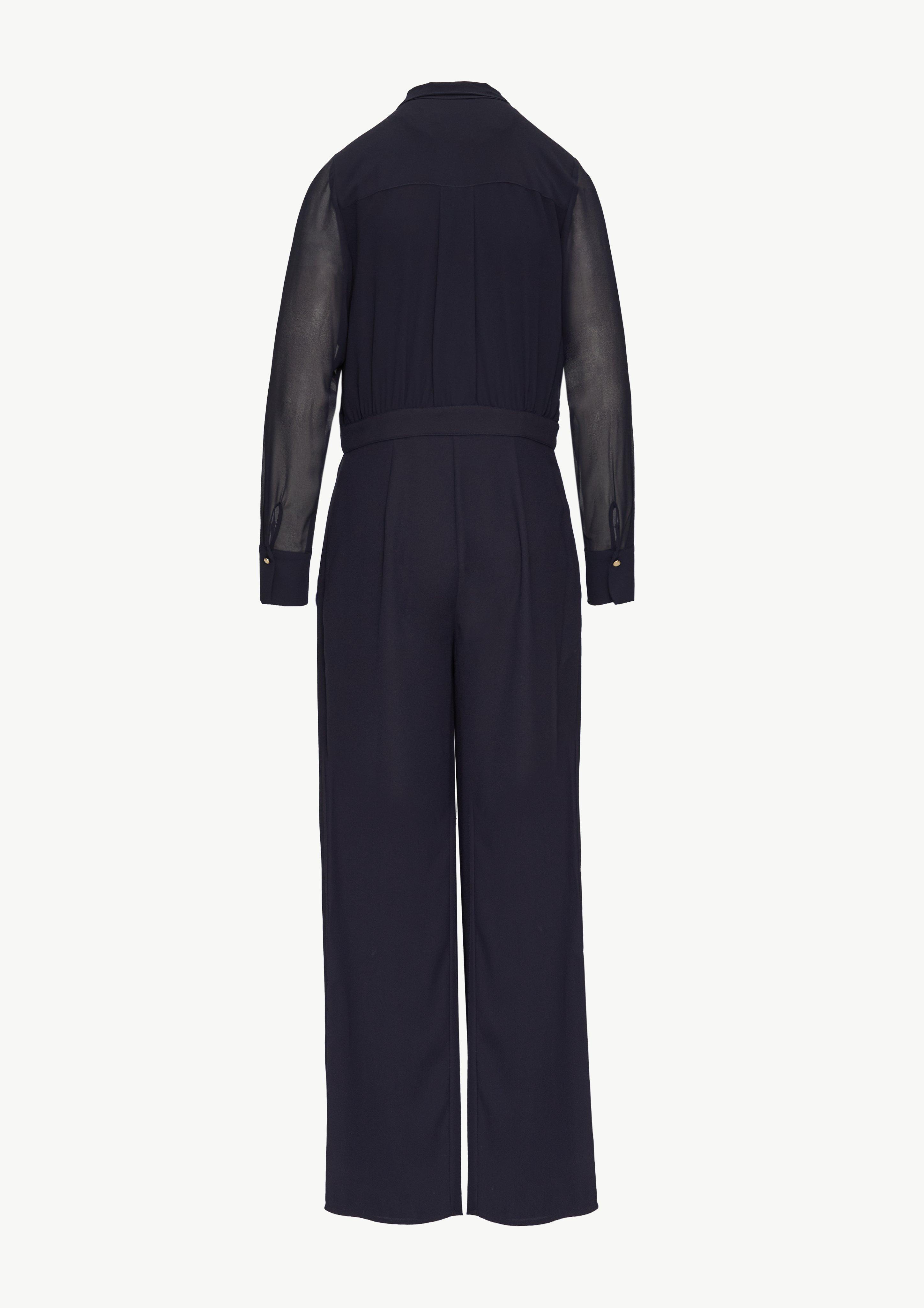 Jumpsuit mit weiten Beinen - navy