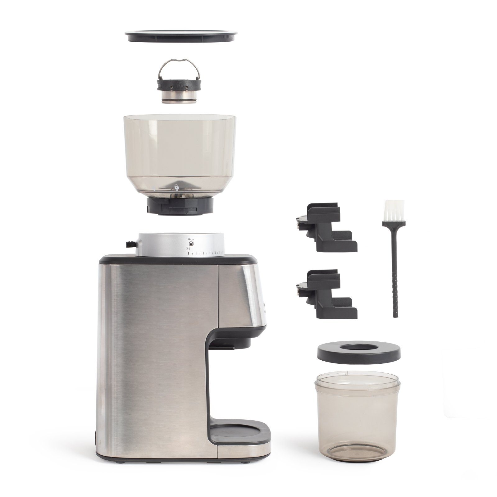 LIVOO Kaffeemühle LIVOO Kaffeemühle elektrisch mit Mahlwerk Kapazität 10 Tassen 180