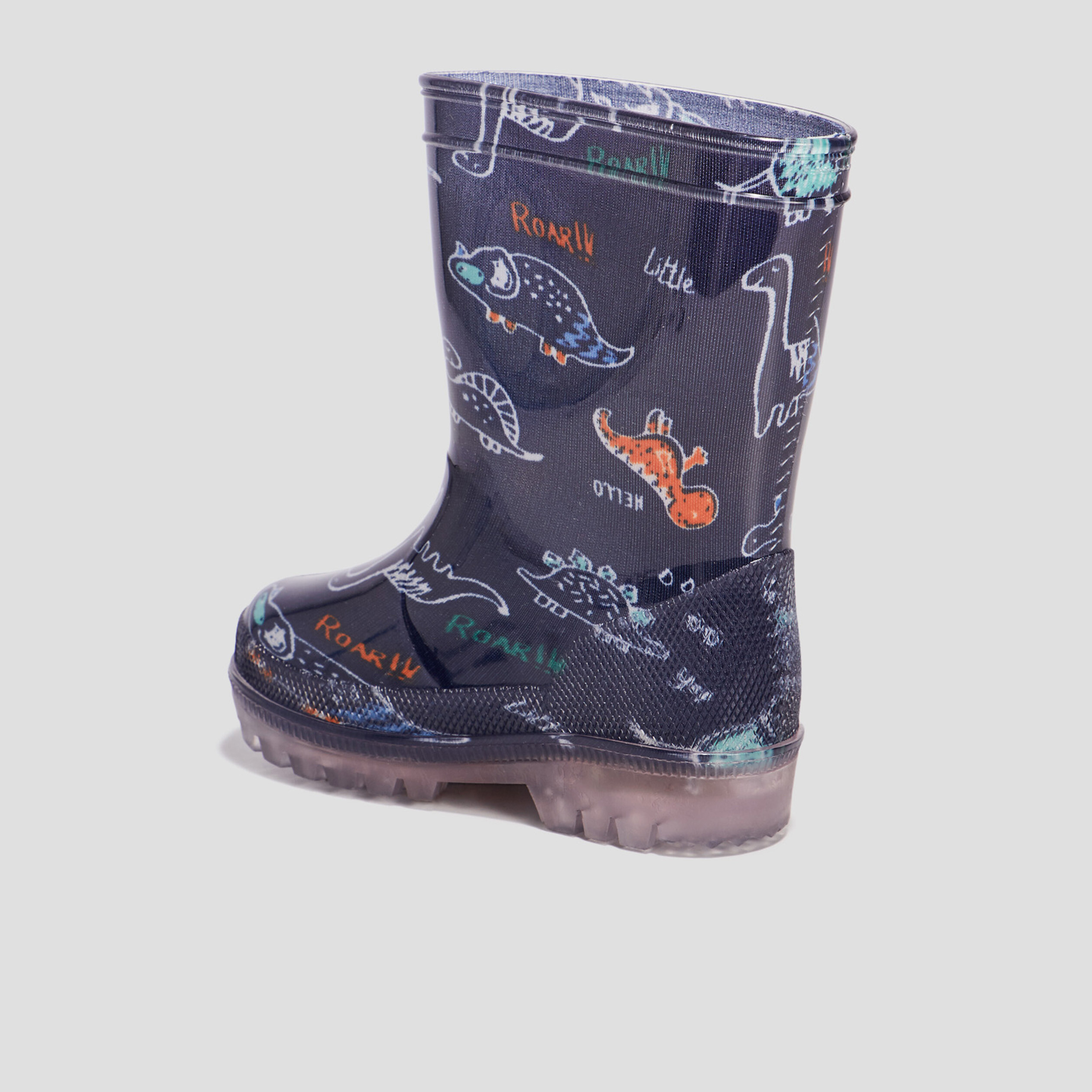 Bottes de pluie lumineuses bleu marine bébé garçon | La Halle