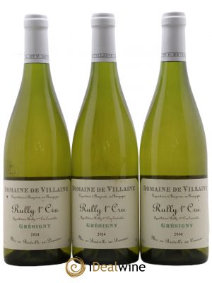 Rully 1er Cru Grésigny Domaine de Villaine  2014 - Lot de 3 Bouteilles
