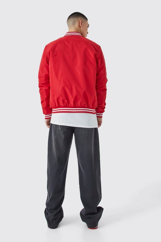 Nylon-Jacke mit Aufnähern