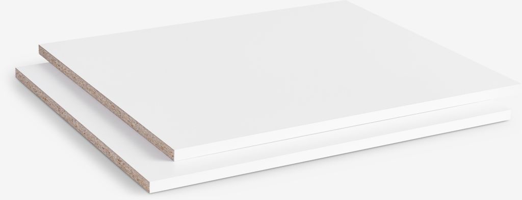 LIMFJORDEN LIMFJORDEN 3-door shelves 2 pcs/pack white
