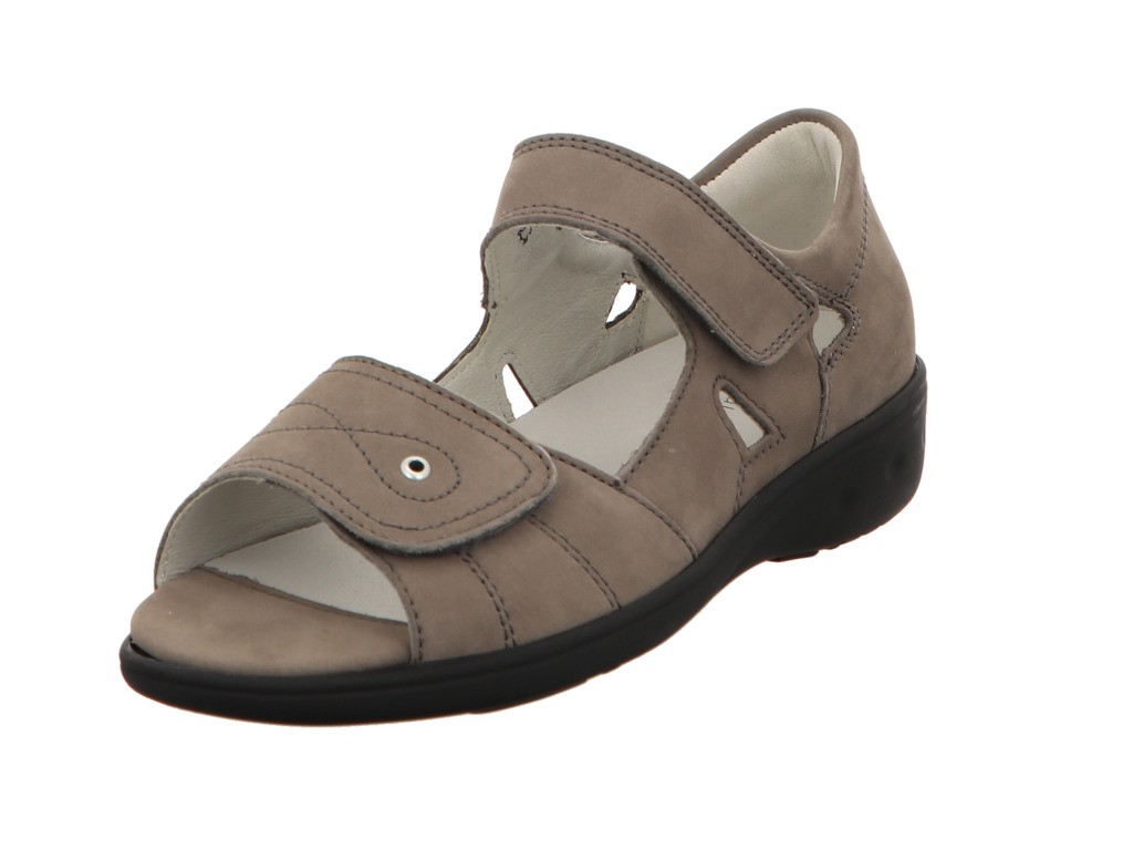 WALDLÄUFER Komfort Sandalen taupe Kara pietra taupe