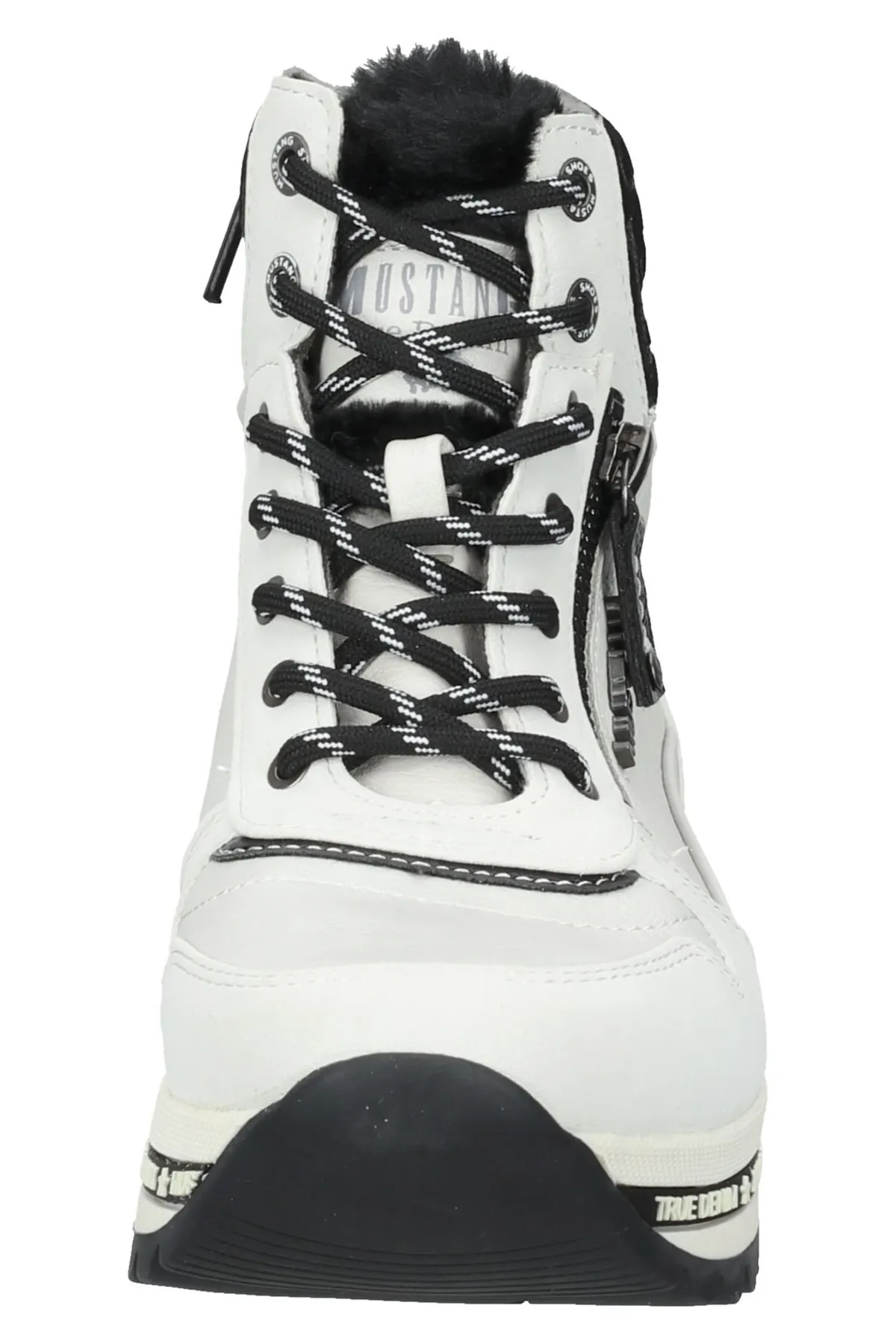 Mustang  Stiefelette - Blau - Flacher Absatz
