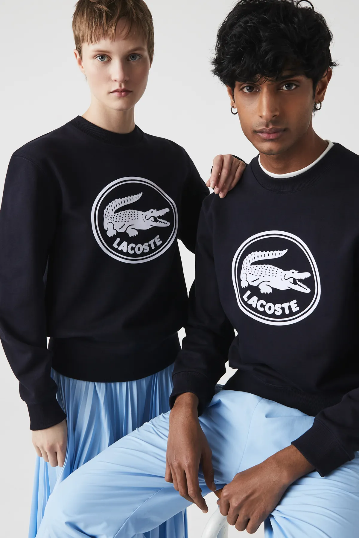 Lacoste  Sweatshirt - Schwarz - Regular Fit
