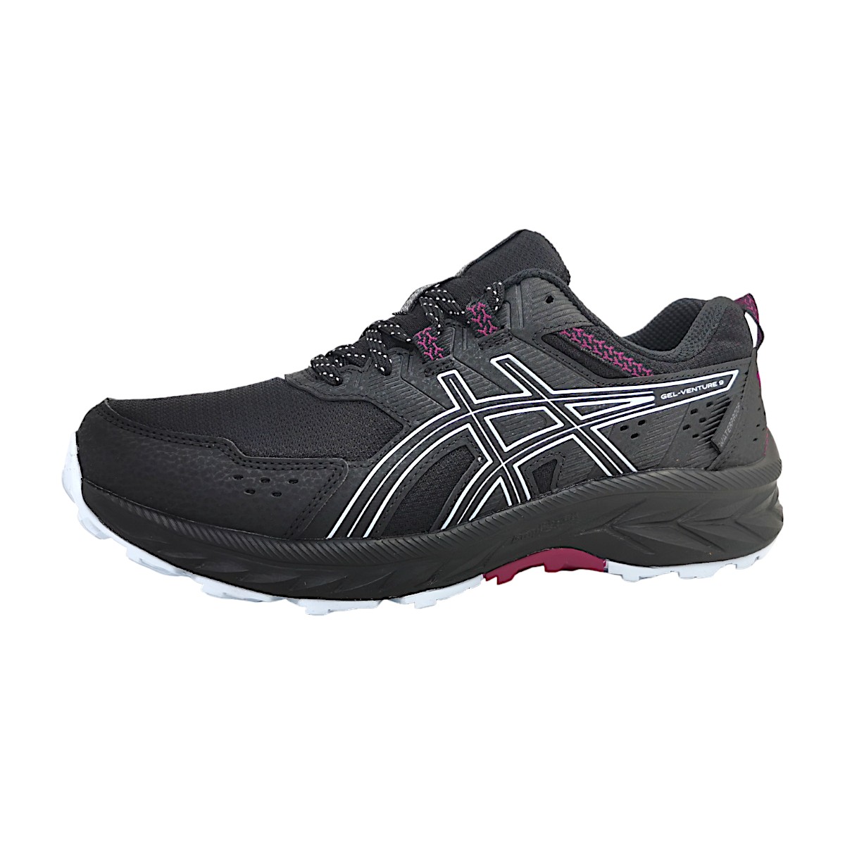 Asics GEL-VENTURE 9 Waterproof 1012B519 Schwarz 003- Black/Light Blue