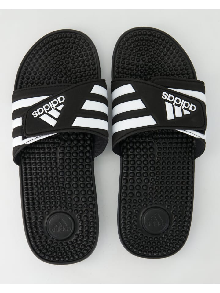 adidas Pantoletten in Schwarz günstig kaufen