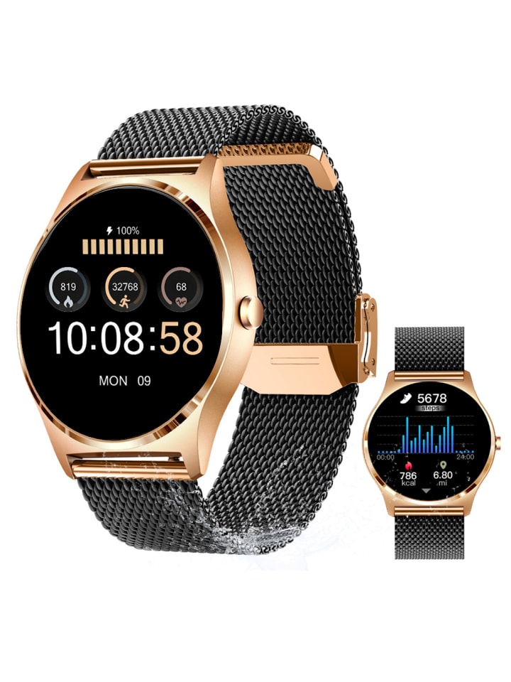 XCOAST Smartwatch XCOAST JOLI XC PRO in Schwarz/Gold günstig kaufen onesize