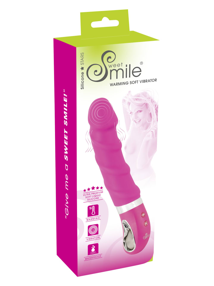 Sweet Smile Vibrator Warming Soft Vibrator in pink günstig kaufen 22,5
