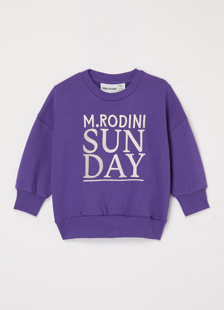 Mini Rodini  Sunday sweater van biologisch katoen