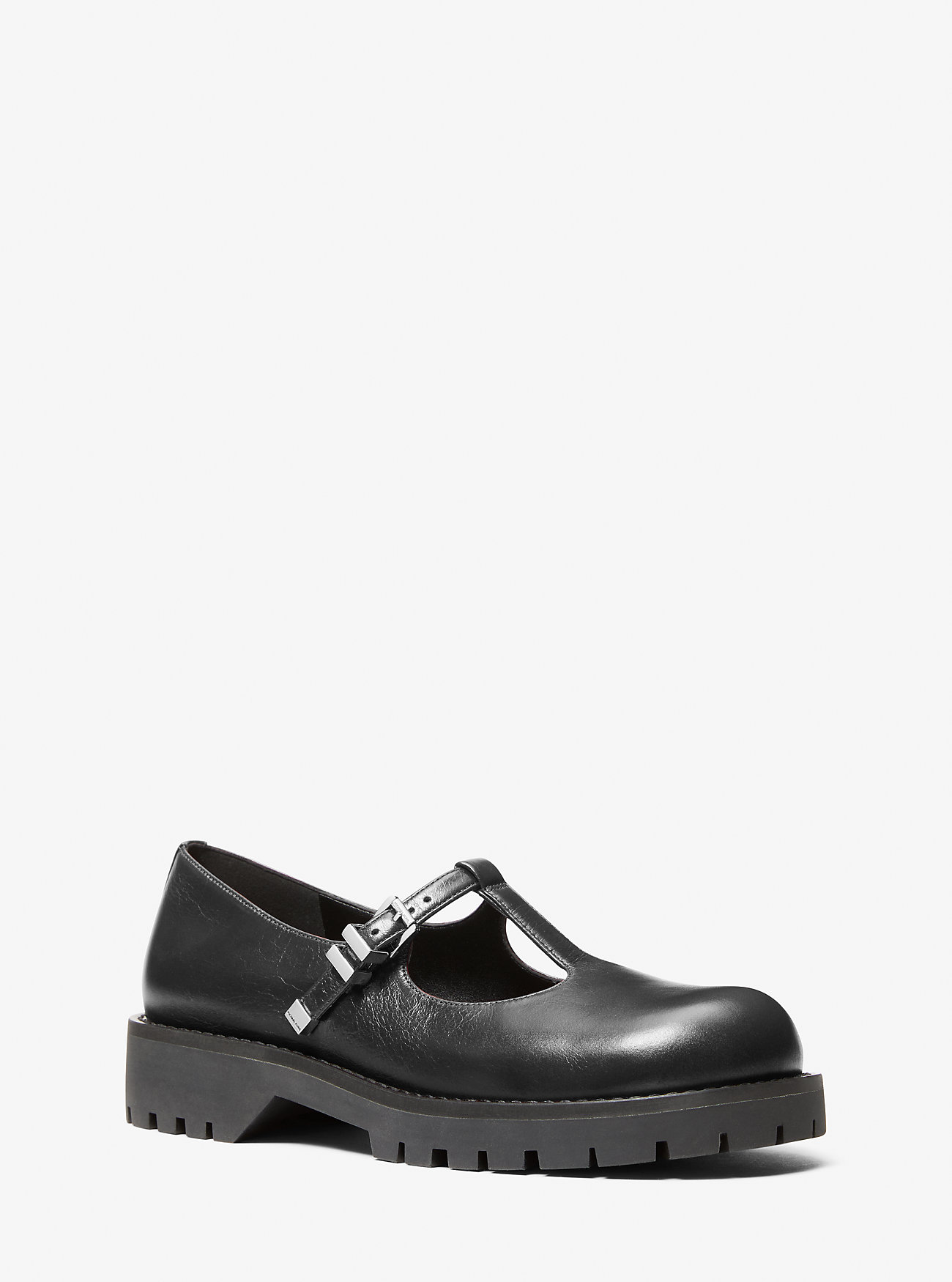 Mokasyny Darrington Leather Mary Jane - CZARNE