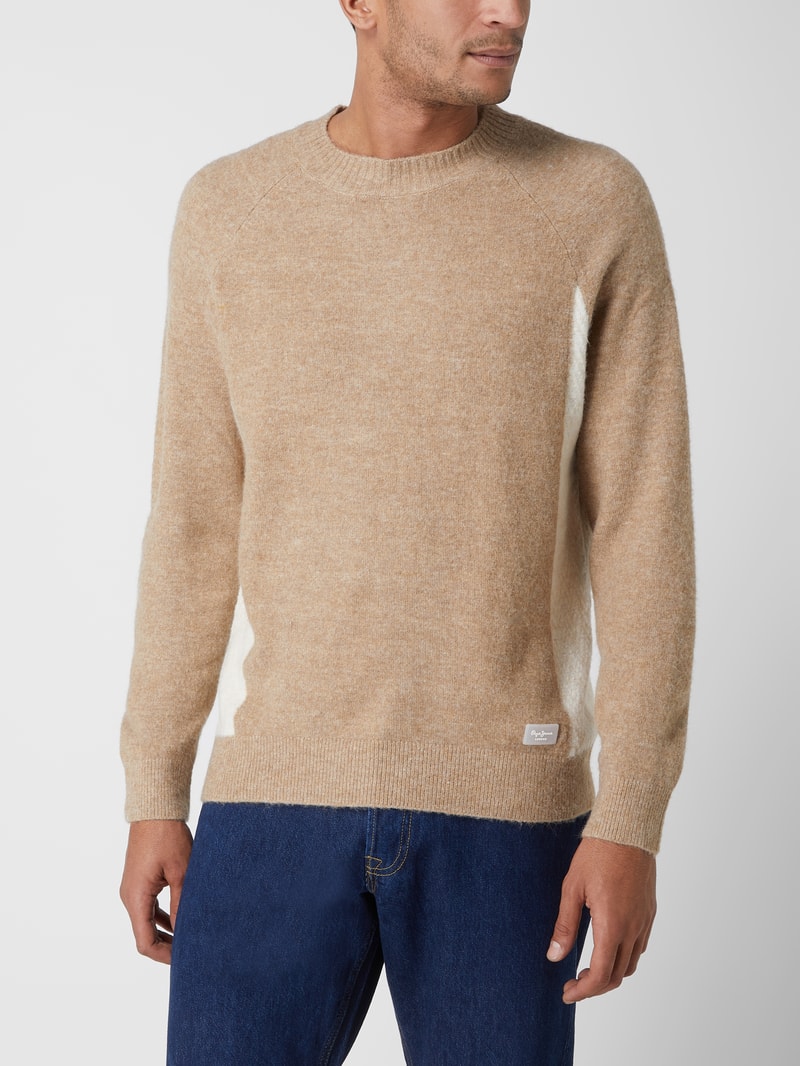 Pullover mit Raglanärmeln Modell 'Monroi' in beige