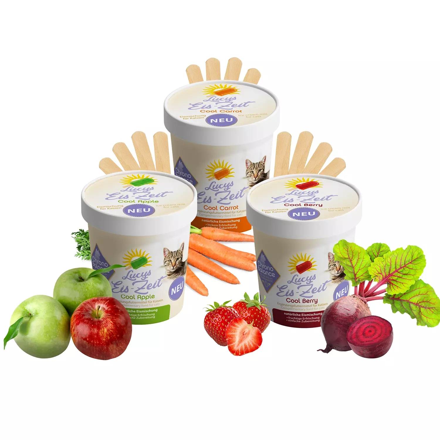 ChronoBalance Snacks ChronoBalance Katzeneis zum Selbermachen 3 Sorten