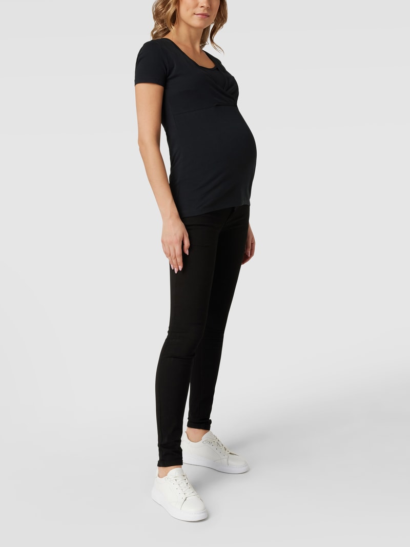 Still-T-Shirt im 2er-Pack in schwarz