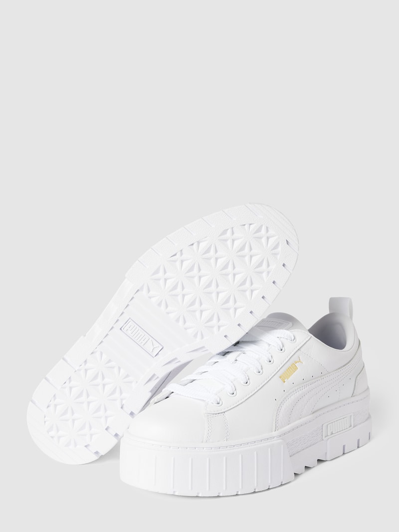 Sneaker mit Plateau-Sohle Modell 'Mayze' in weiß