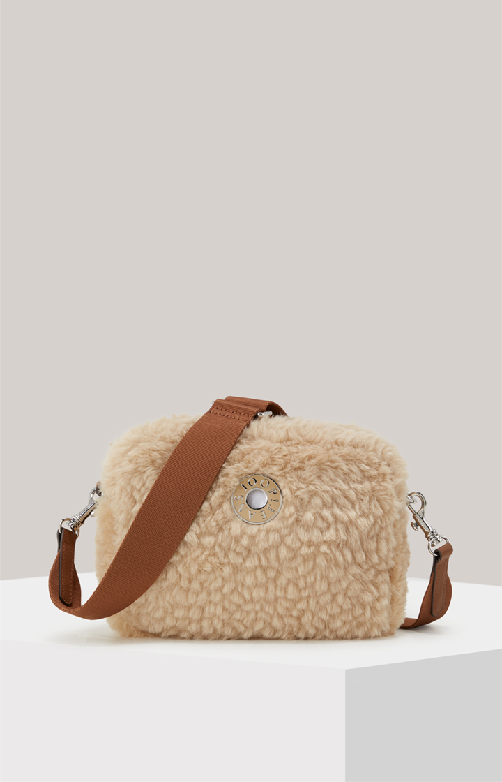 Schultertasche Soffice Cloe in Beige