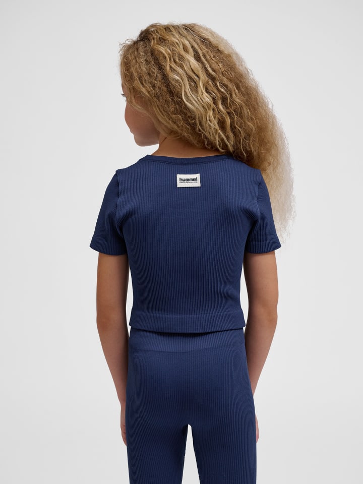 Hummel Hummel T-Shirt Hmljr Seamless Mädchen in BLACK IRIS günstig kaufen