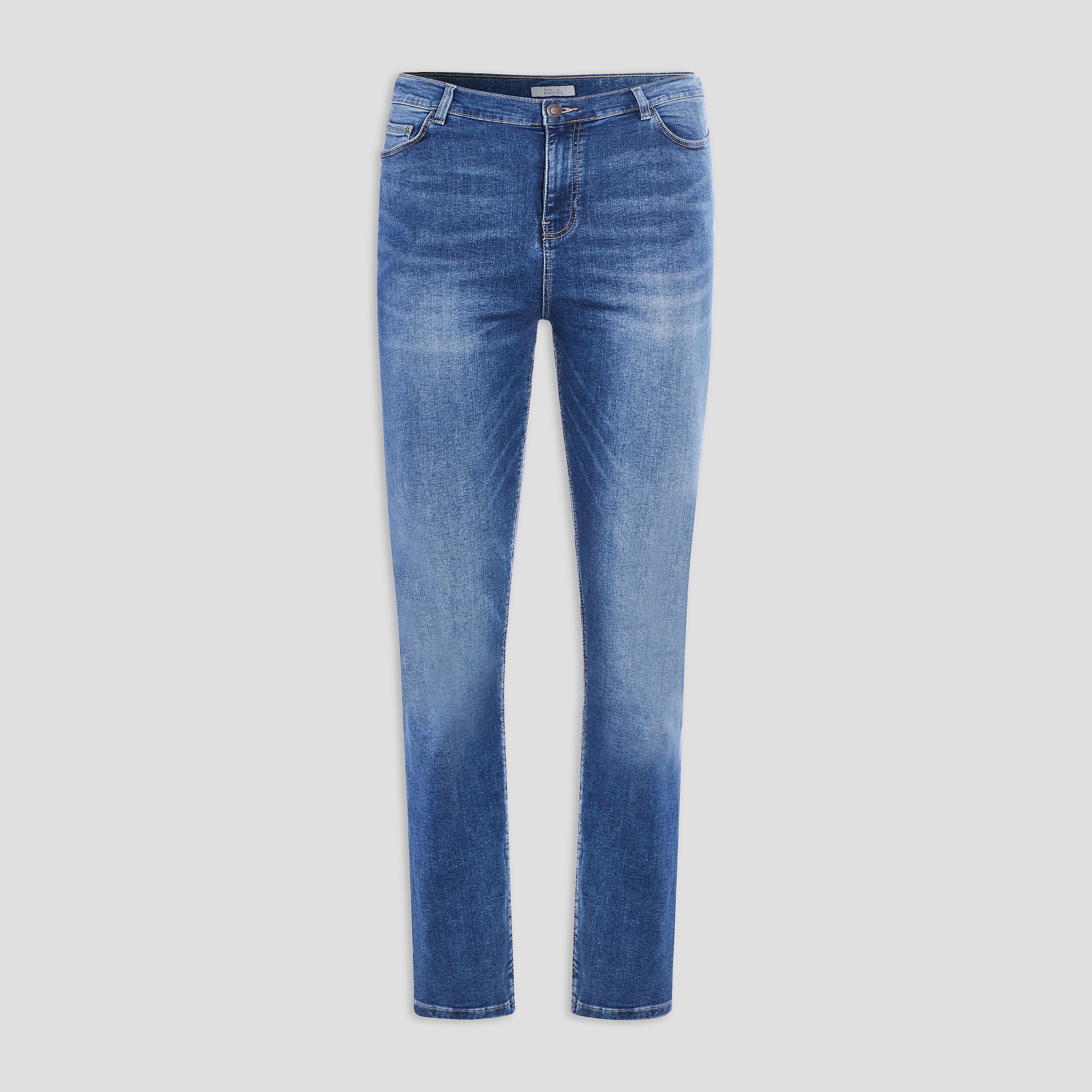 Jeans straight grande taille denim stone femme grande taille | La Halle