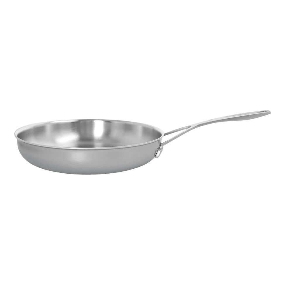 Bratpfanne 28 cm, 18/10 Edelstahl, Silber
