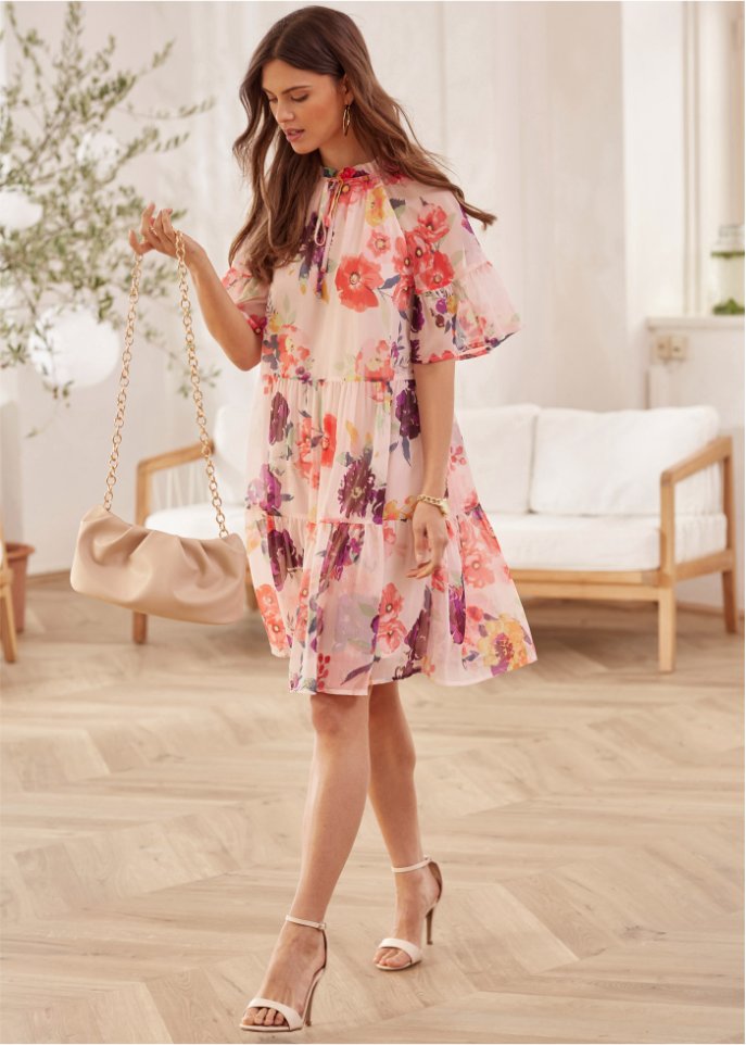 Kleid mit Blütendruck