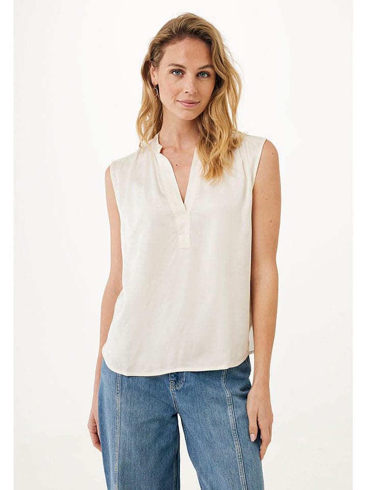 Mexx Blusentop in Creme günstig kaufen