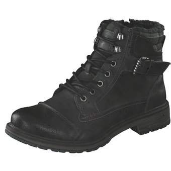 Mustang Schnür Boots in grau