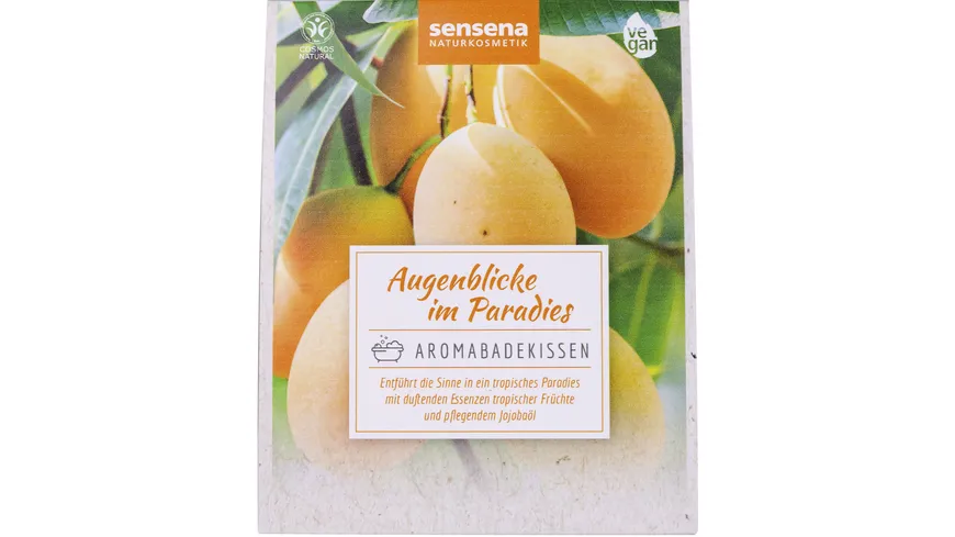 sensena NATURKOSMETIK Aromabadekissen Augenblicke Im Paradies 60 g