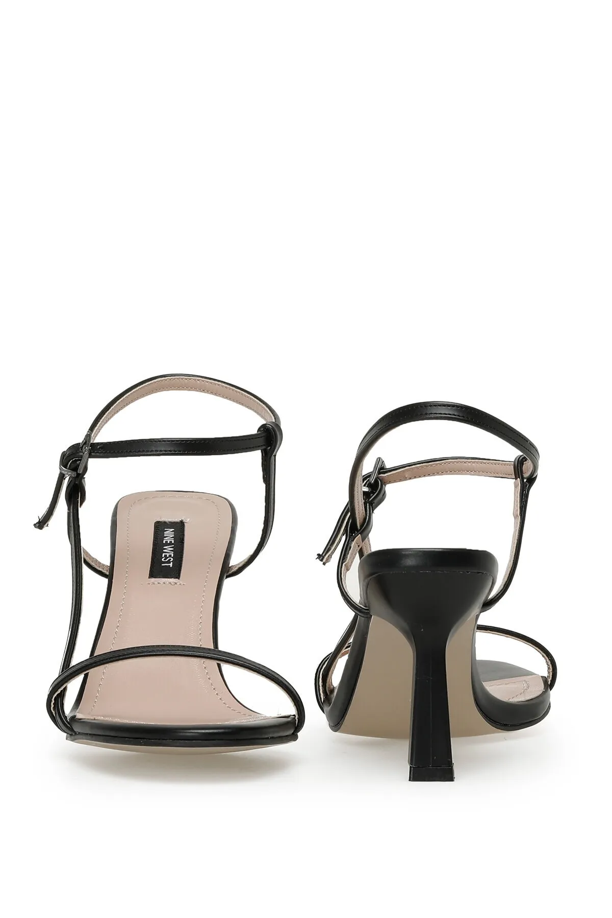 Nine West  Rebel2 3fx Schwarze Damen-Sandalen mit Absatz