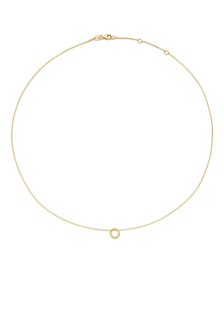 Jackie 14K gull Bubbly Circle-kjede laget av 14 karat gult gull