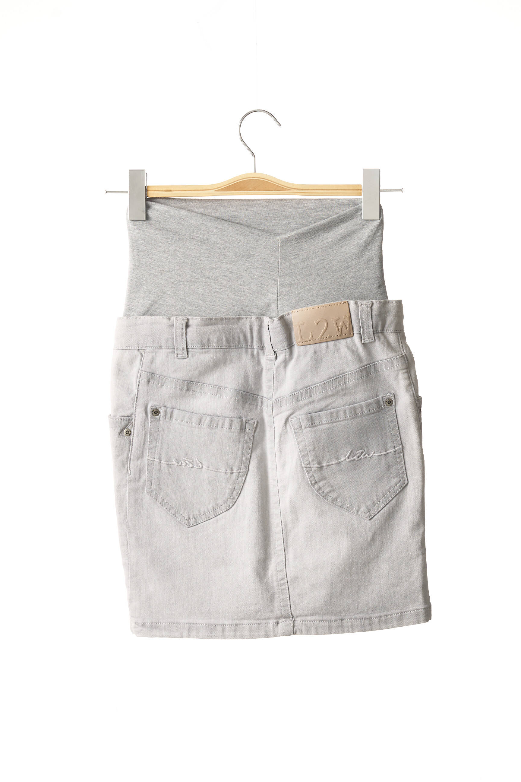Love2wait Jupes Maternite Femme couleur gris