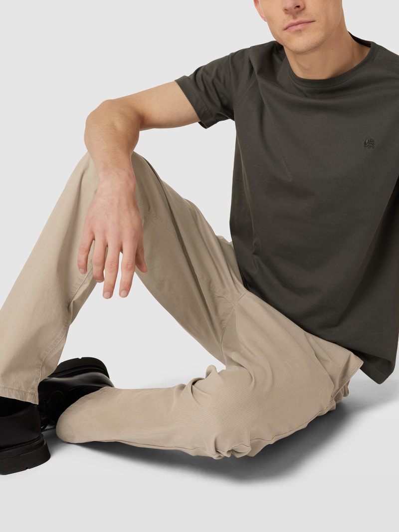 Hose im geraden Schnitt Modell 'JOHN' in beige