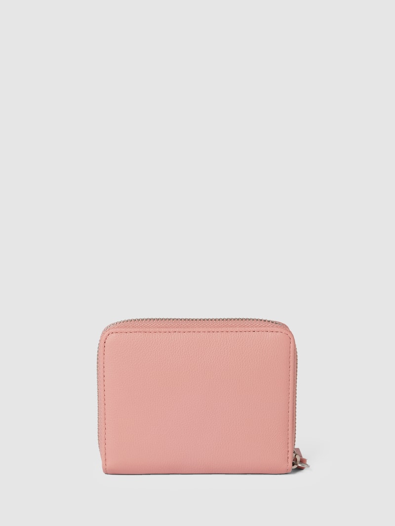 Portemonnaie mit Label-Details Modell 'Noos' in rosé