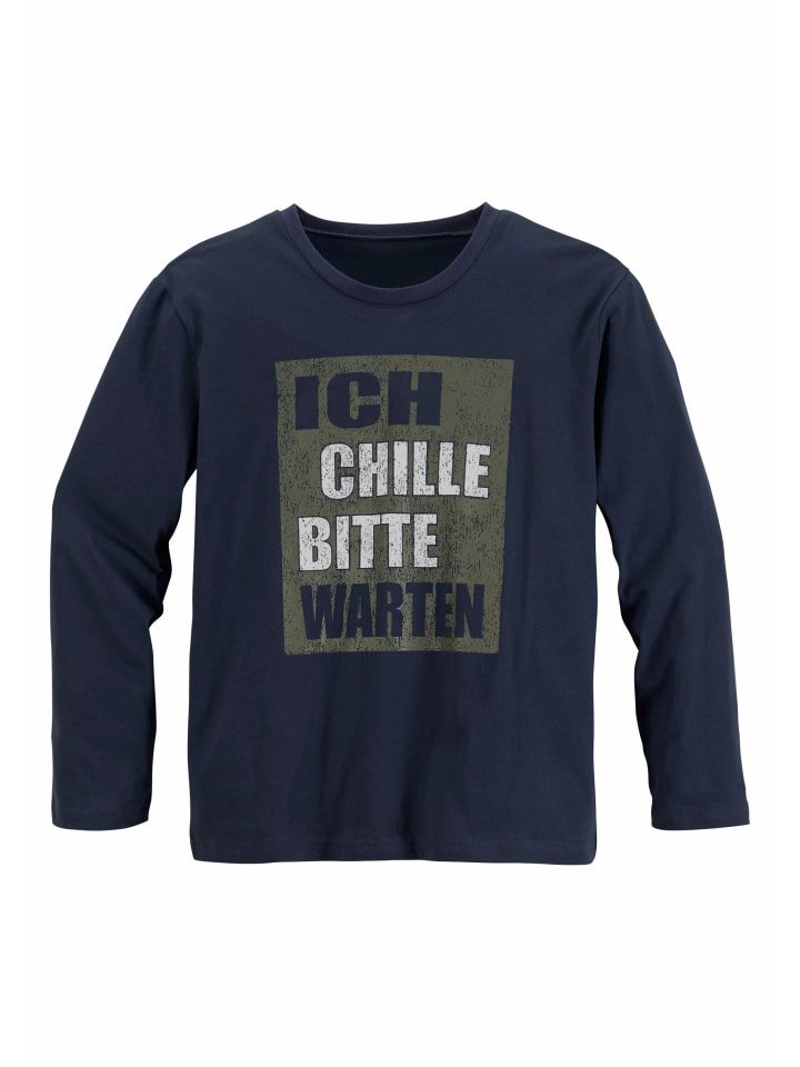 AUTHENTIC LE JOGGER Pyjama in marine-anthrazit günstig kaufen 182