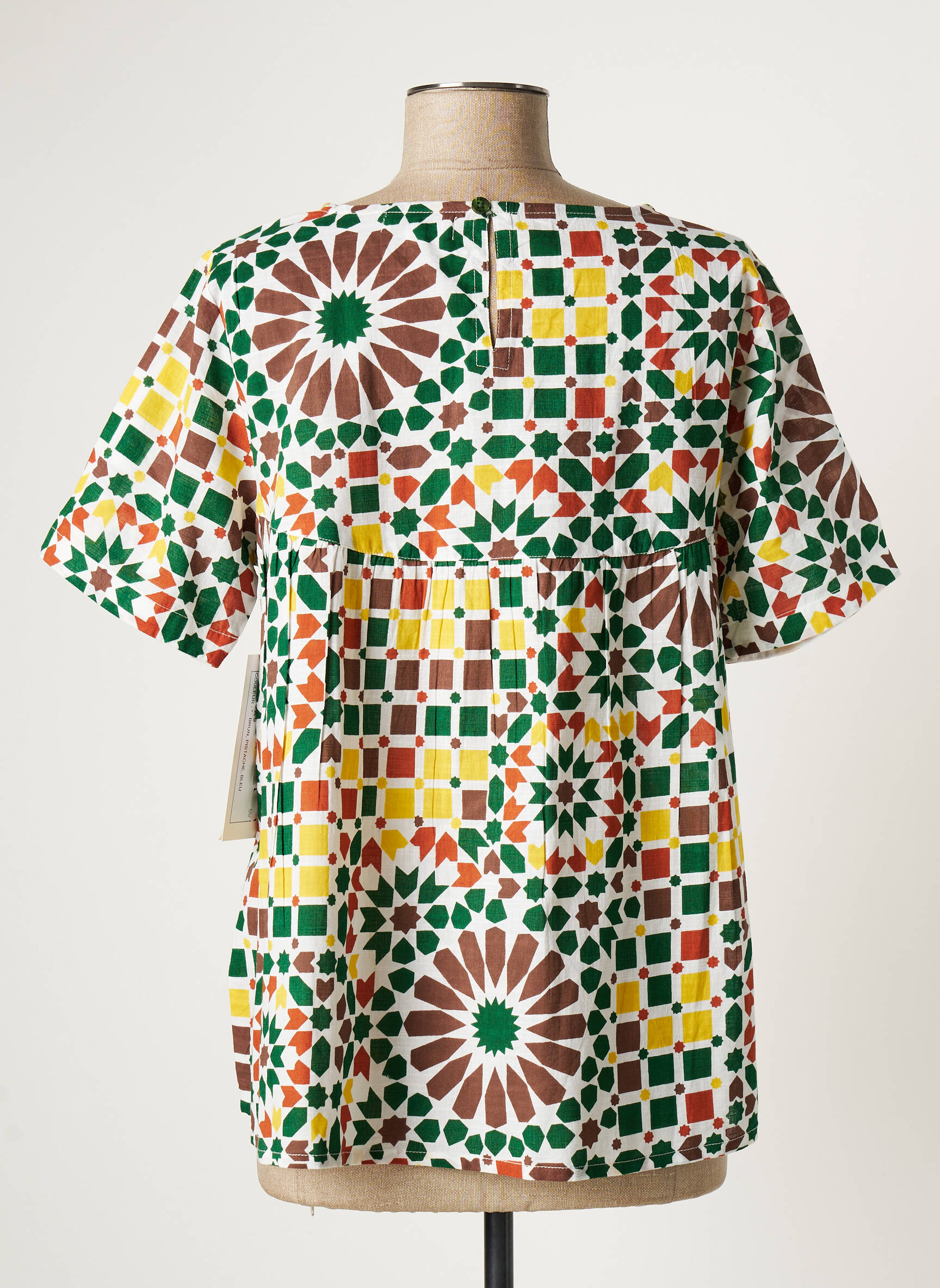 Agathe   Louise Tuniquemanchecourte Femme couleur vert