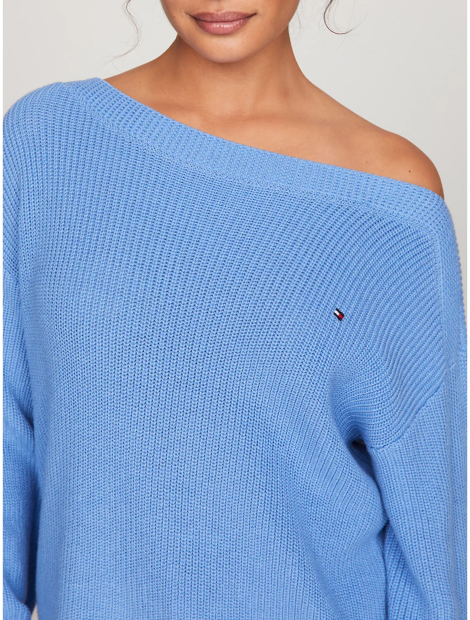 Ribbed Boatneck Sweater