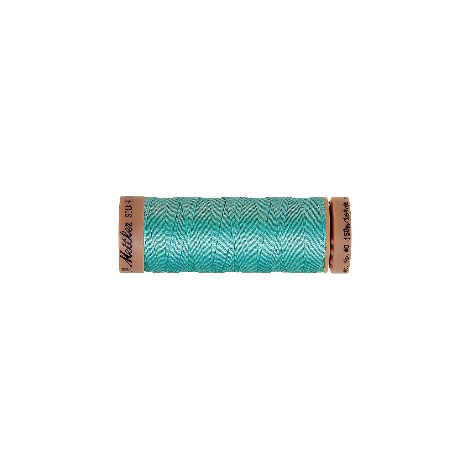 Mettler Silk Finish Cotton Maschinen- & Handquiltgarn, Stärke: 40, 150m-Spule, türkis