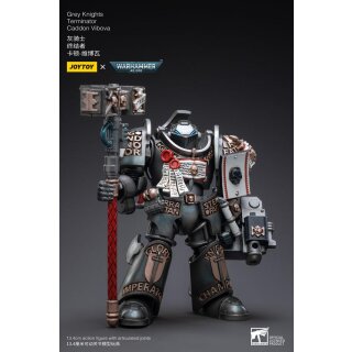Warhammer 40k Actionfigur 1/18 Grey Knights Terminator Caddon Vibova 13 cm