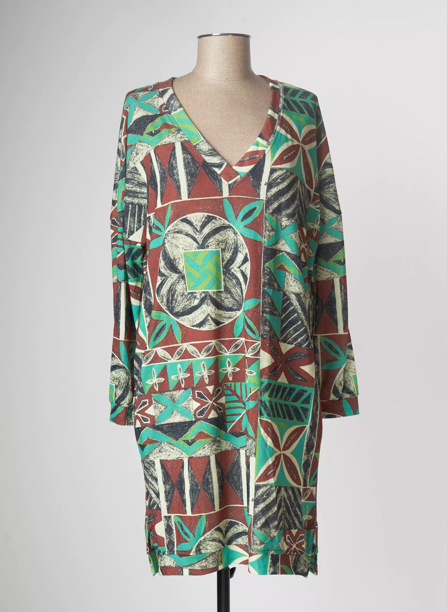 Ego Robes Mi Longues Femme couleur vert