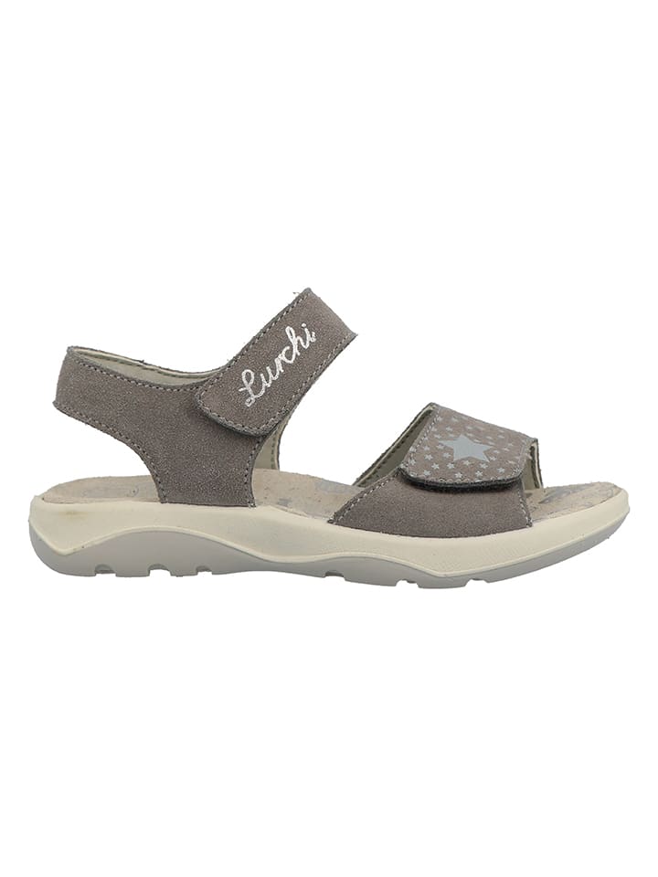 Lurchi Leder-Sandalen in Grau günstig kaufen