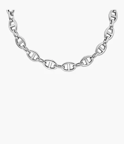 Fossil Kette Heritage D-Link Edelstahl
