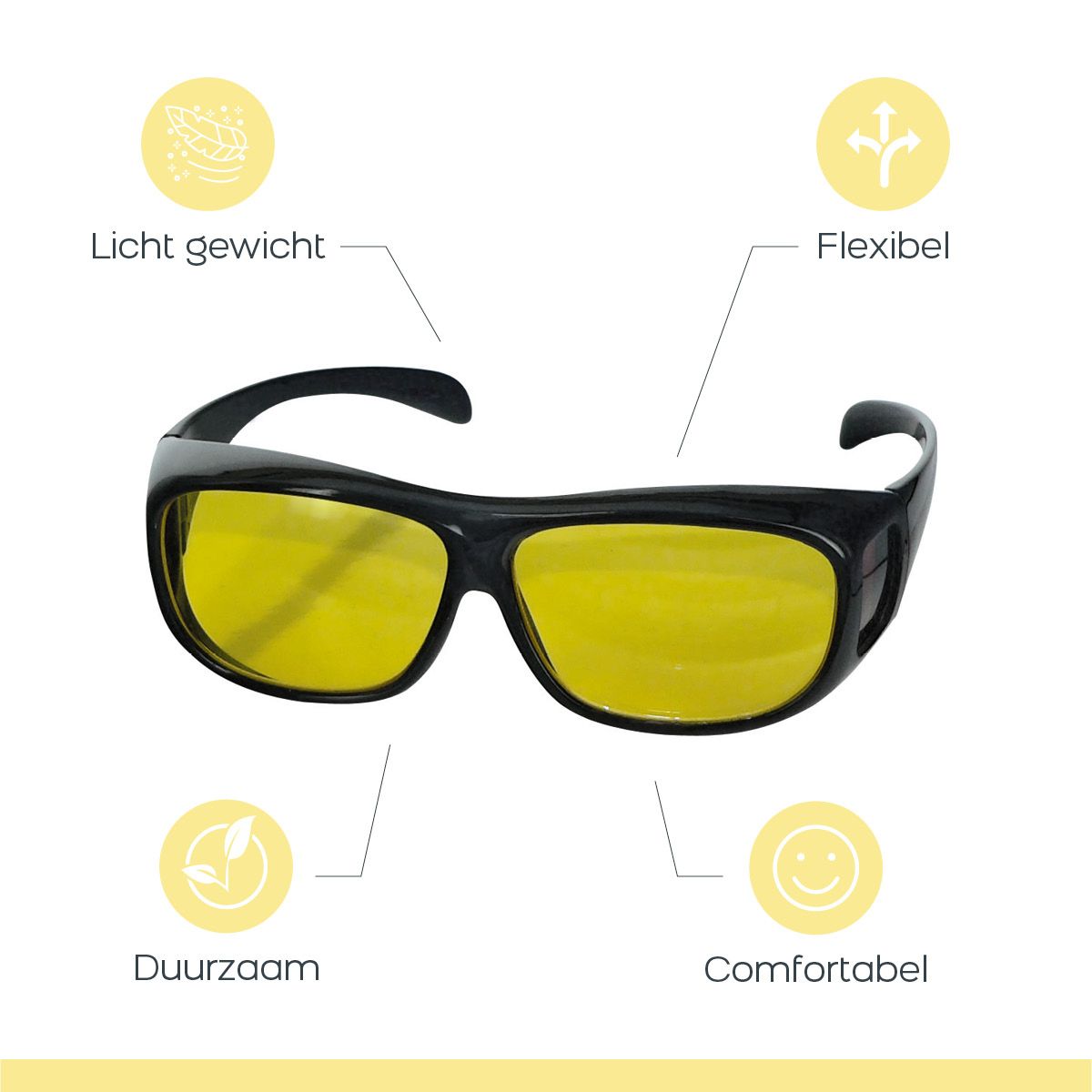 Orange Donkey HD übergroße Sonnenbrille